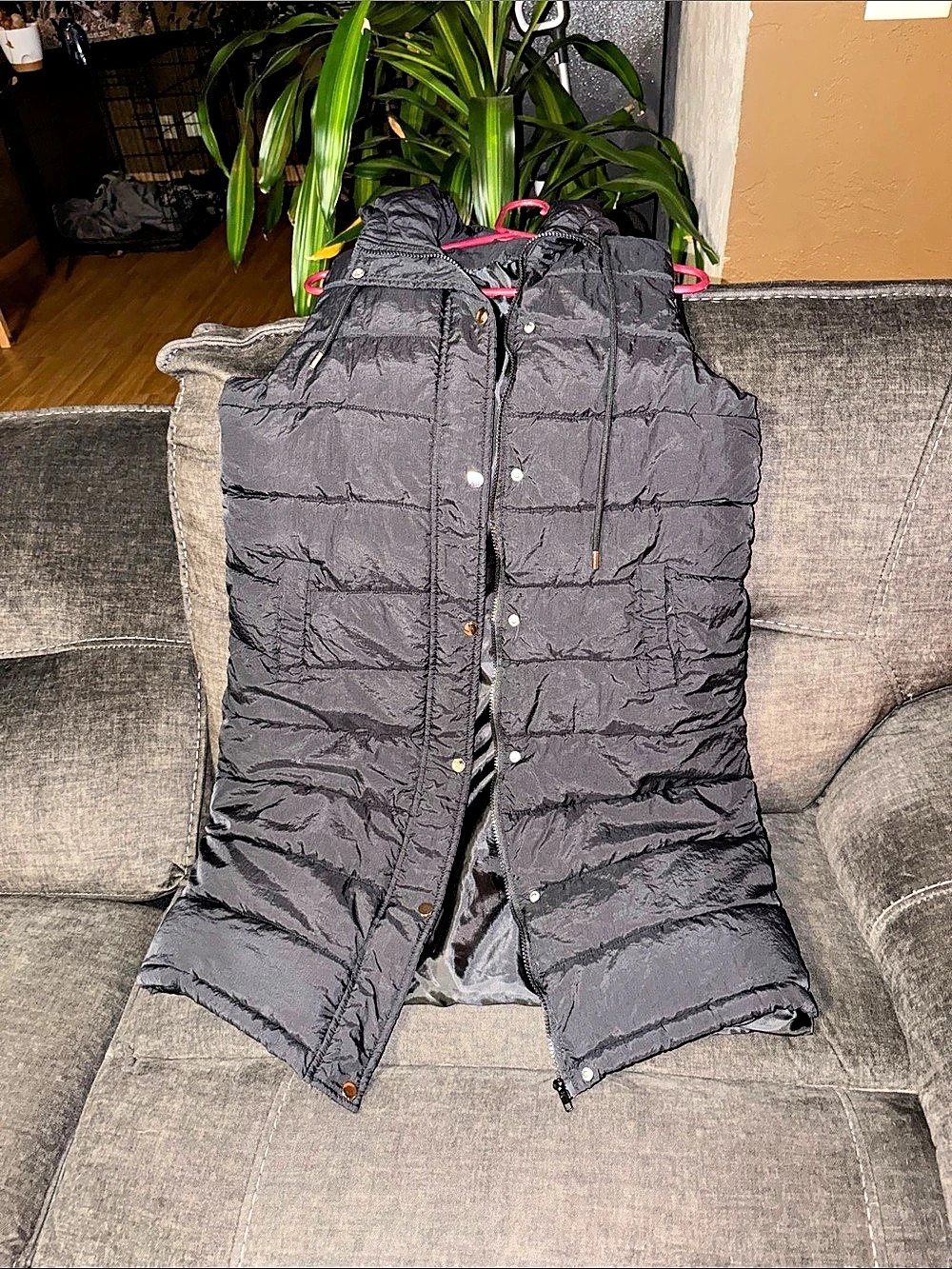Black Puffer Vest